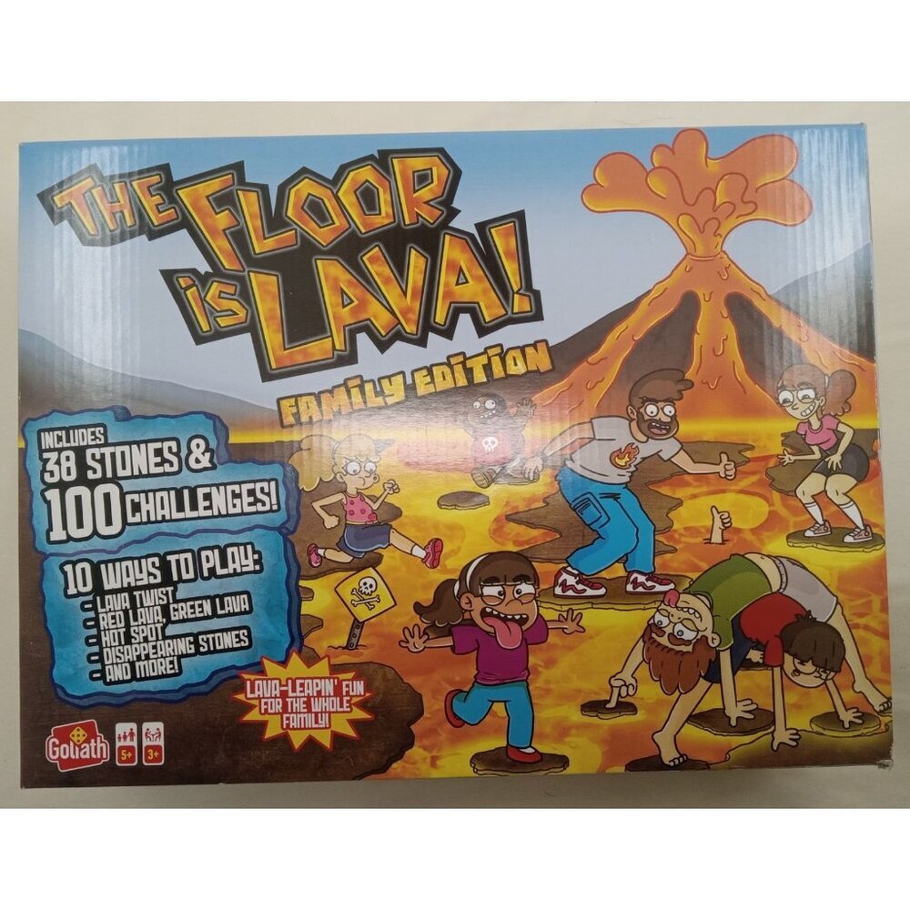 The Floor Is Lava Family Edition Game – Interactive Toy for Kids & Family Fun